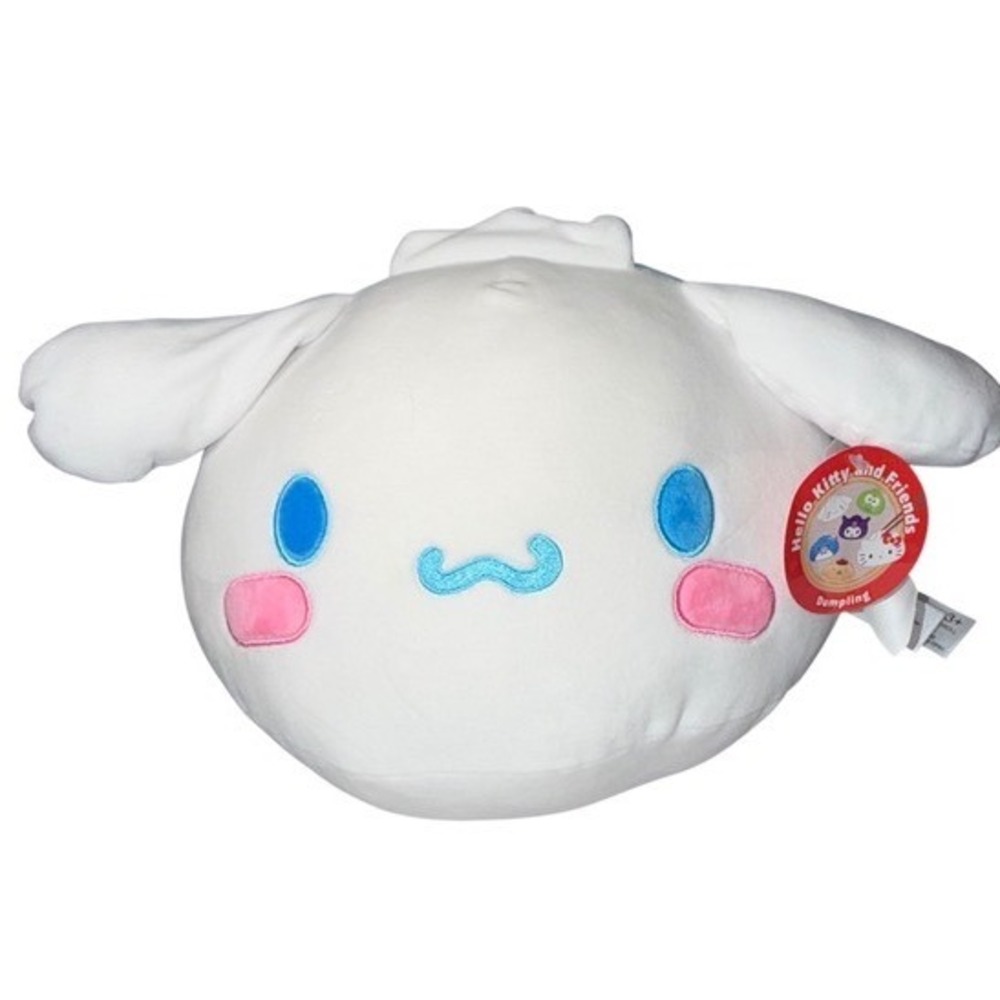 Sanrio Cinnamoroll Dumpling Plush 10 Inch White Blue Pink Kawaii K02373 NWT
